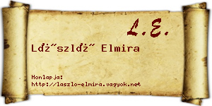 László Elmira névjegykártya